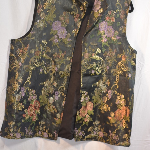 Coldwater Creek Embroidered Vest SZ XL  NWOT - Picture 3 of 4